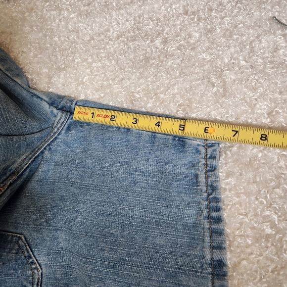 Faded Glory Vintage Blue Jean Shorts Classic Style - Picture 5 of 8